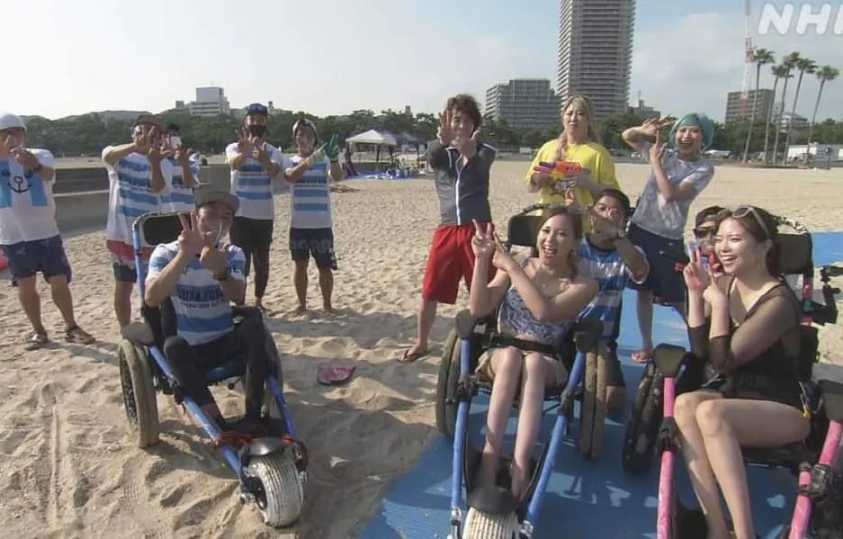 NHK（日本放送協会）バリバラ 夏のSP”クイズ#ふつうアップデート”車椅子で海水浴を楽しみたい”に出演、企画協力をしました