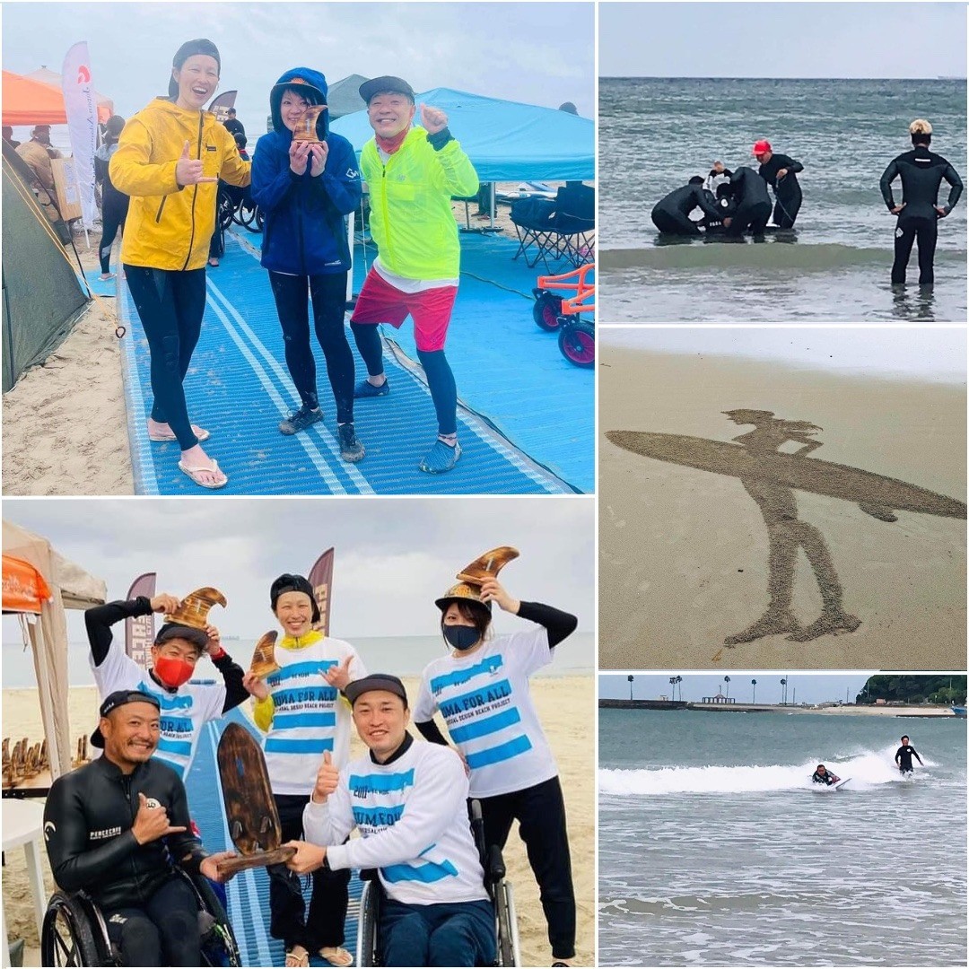活動レポート|つるや Peaceful Cheers Adaptive Surf Charity vol.3　へのボランティア参加！