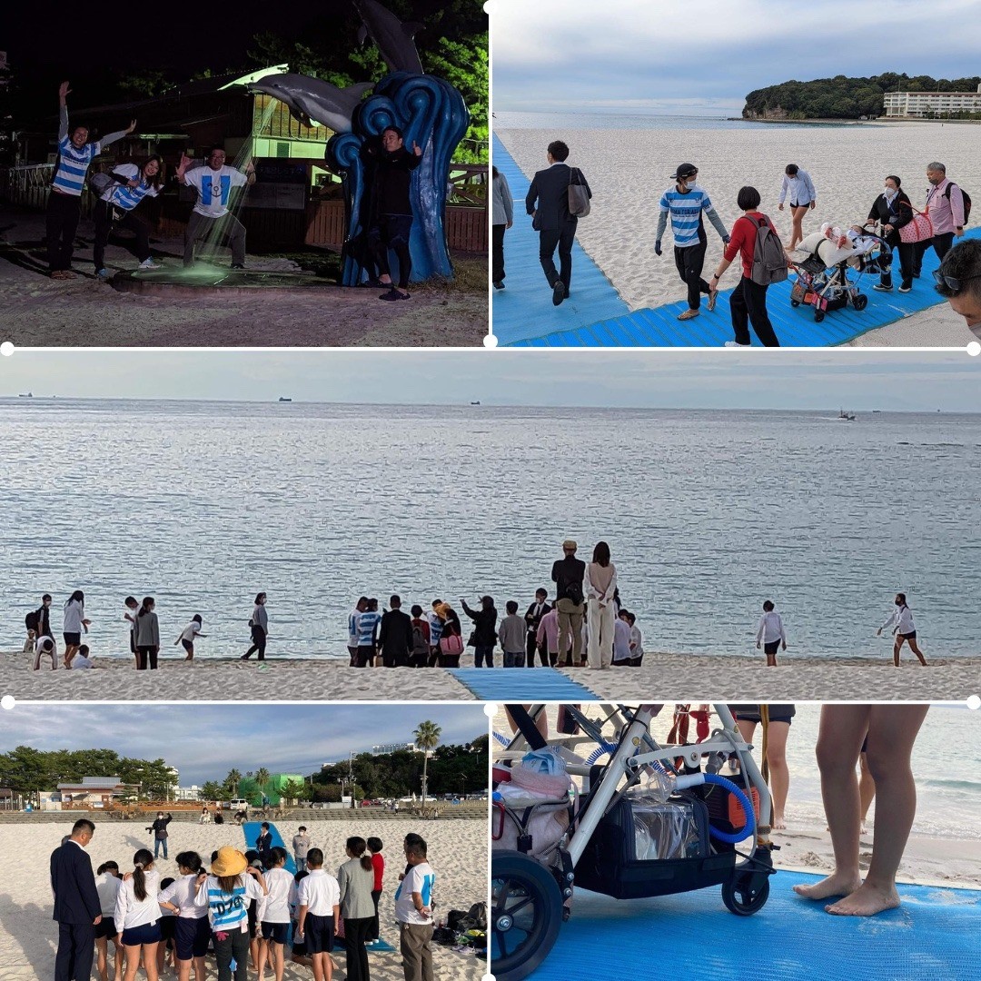 活動レポート|出張UBP！和歌山県白良浜海水浴場〜修学旅行みんなで浜遊び〜